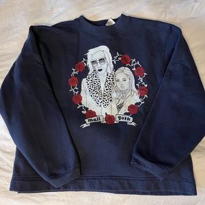 Vintage Marilyn Manson & Rose McGowan sweatshirt.